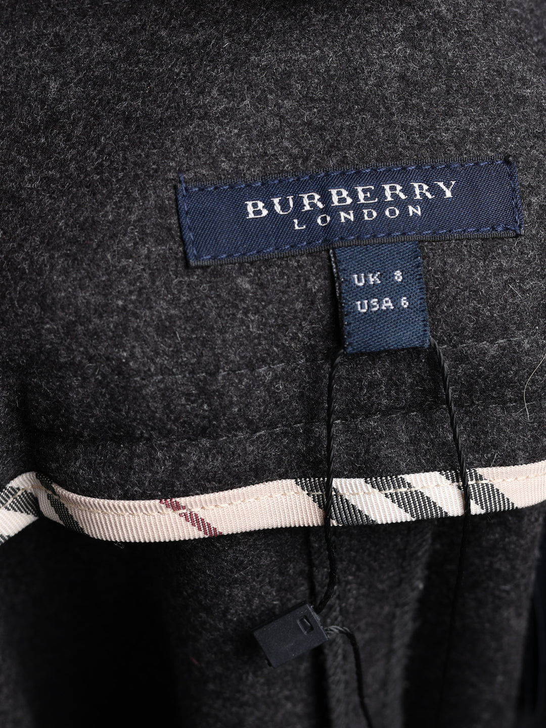 Burberry London Bootcut Trousers Grey Women's S - detail 2