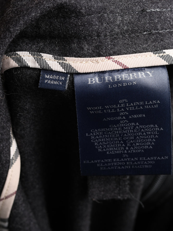 Burberry London Bootcut Trousers Grey Women's S - detail 3