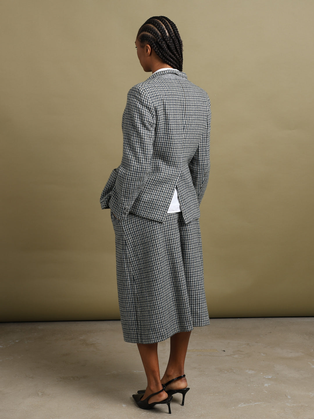 Burberrys Blazer and Skirt Set Grey Women's XL - detail 1