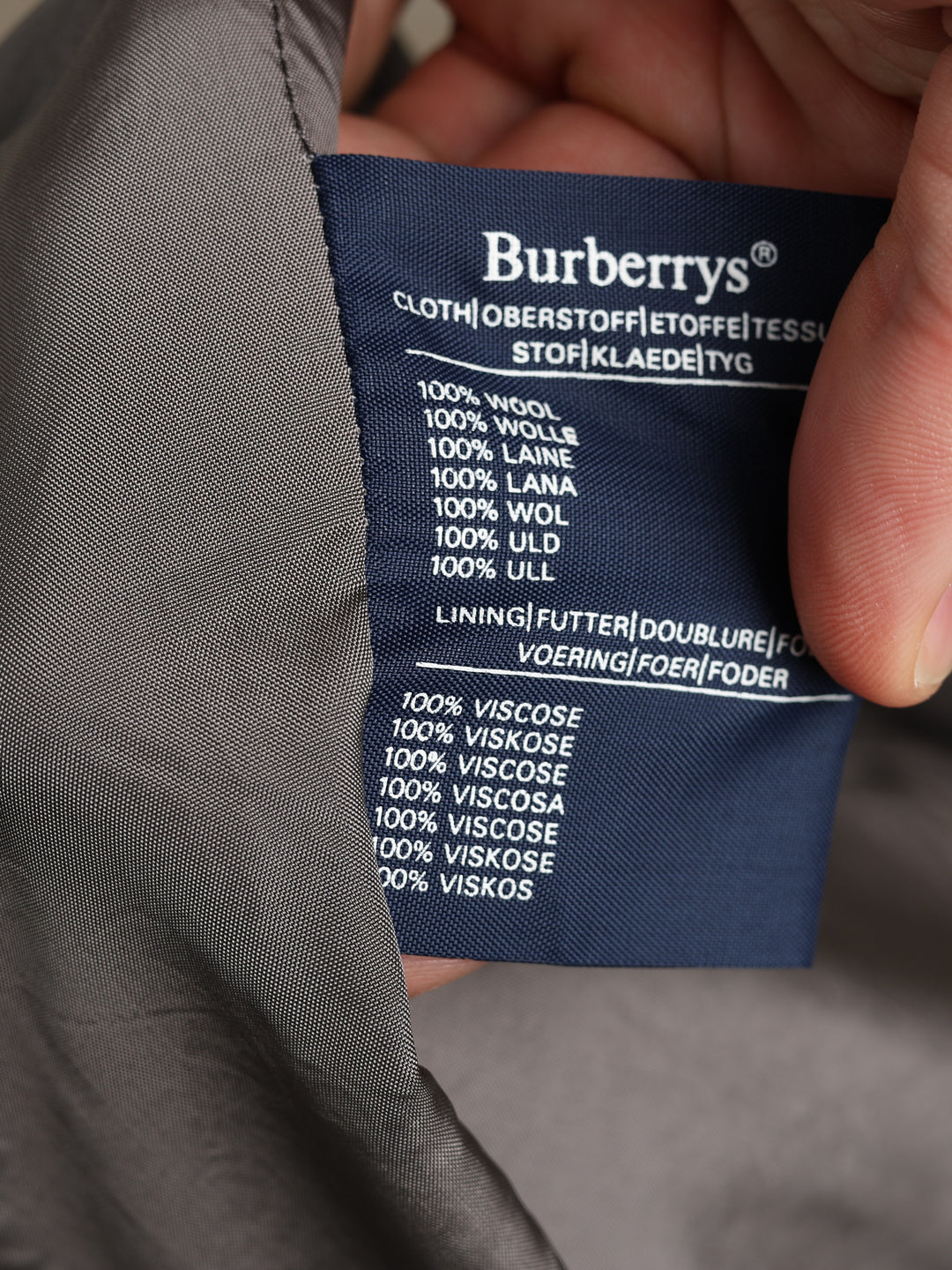 Burberrys Blazer and Skirt Set Grey Women's XL - detail 6