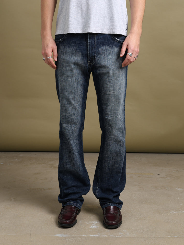 Armani Jeans Straight Leg Jeans Blue Men's W32 - front