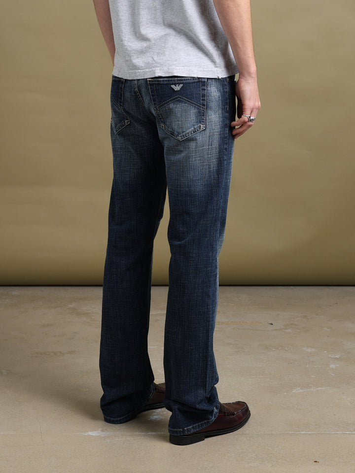 Armani Jeans Straight Leg Jeans Blue Men's W32 - styled