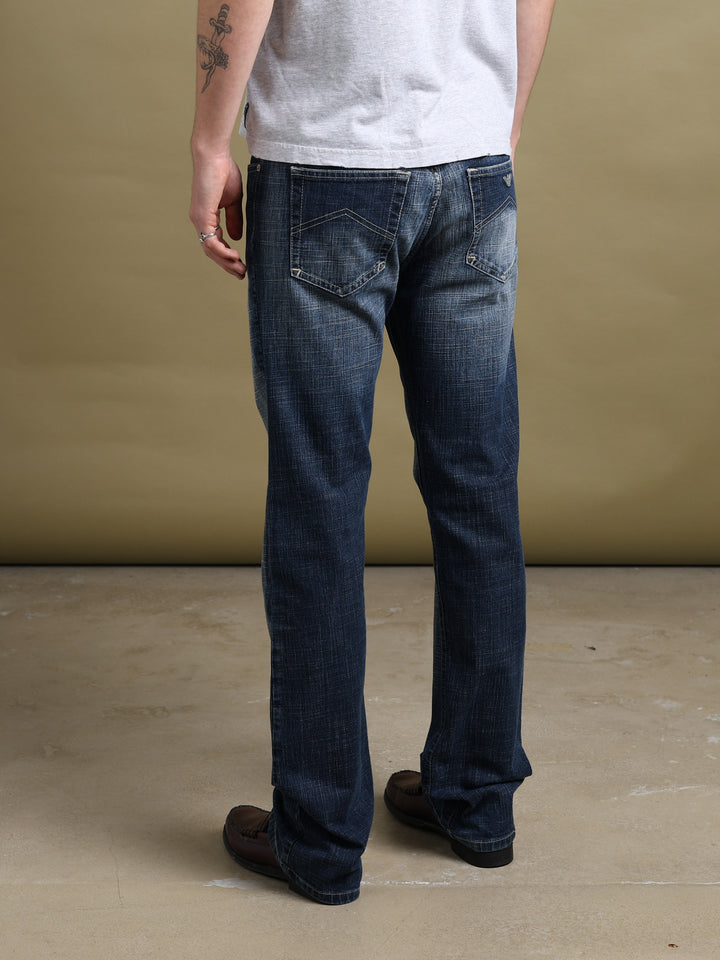 Armani Jeans Straight Leg Jeans Blue Men's W32 - detail 1