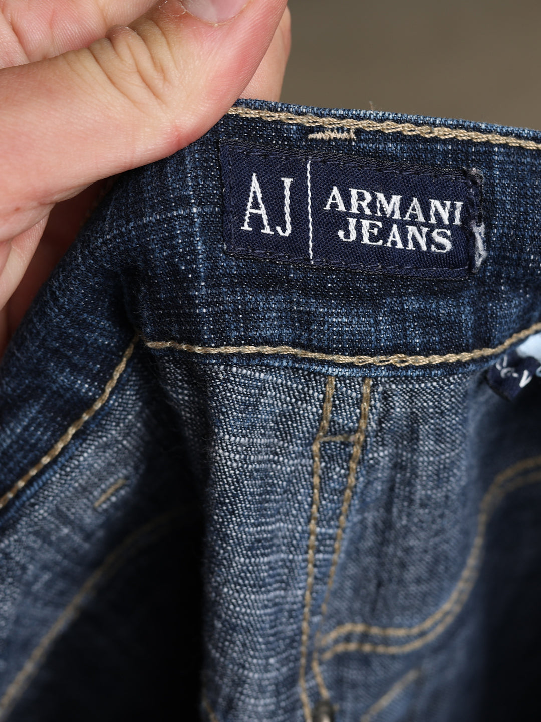 Armani Jeans Straight Leg Jeans Blue Men's W32 - detail 2