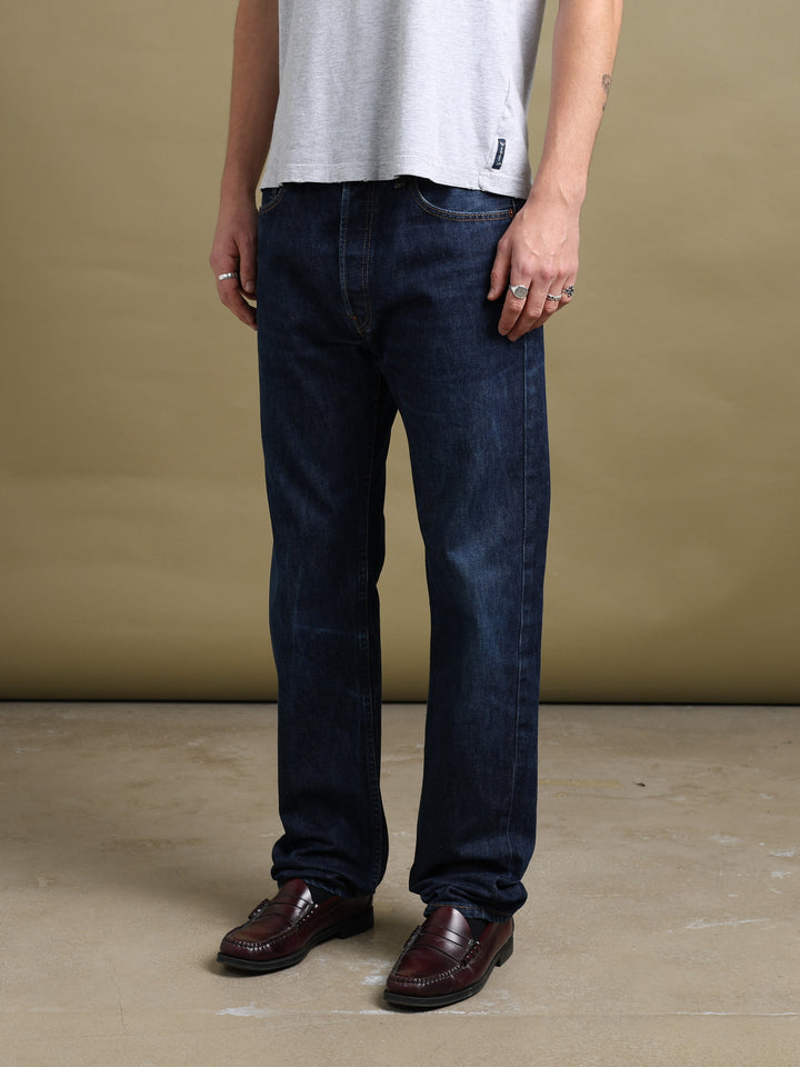Levi's 501 Jeans Blue Men's W33 - fabric detail