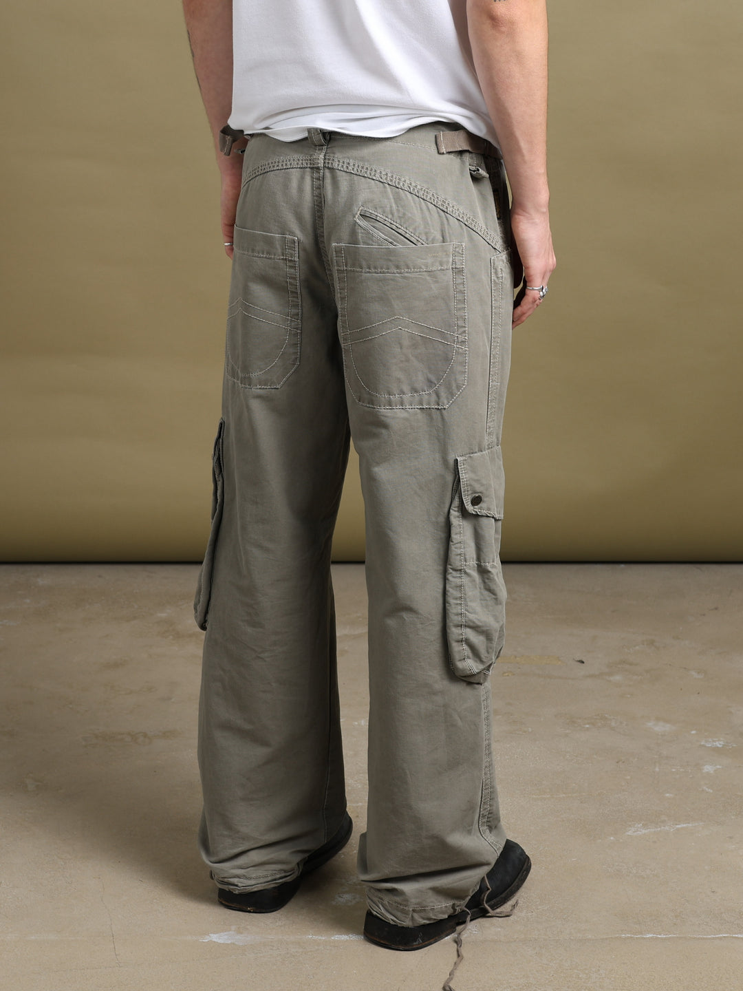 Armani Jeans Cargo Trousers Khaki Men's W34 - detail 1