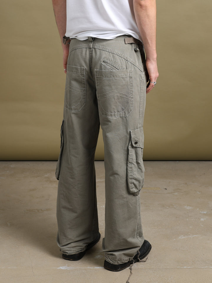 Armani Jeans Cargo Trousers Khaki Men's W34 - detail 1