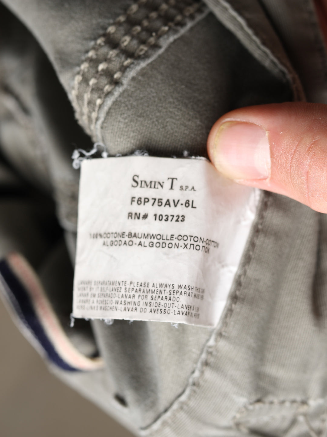 Armani Jeans Cargo Trousers Khaki Men's W34 - detail 4