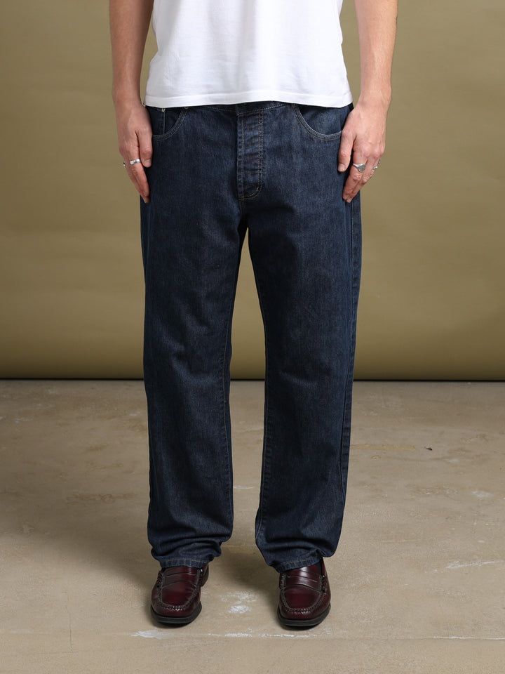 Yves Saint Laurent Straight Leg Jeans Blue Men's W36 - front