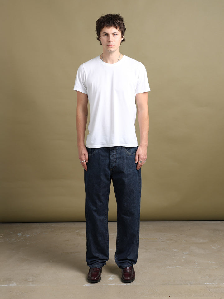 Yves Saint Laurent Straight Leg Jeans Blue Men's W36 - back