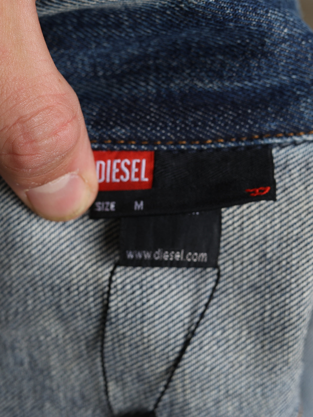 Diesel Denim Jacket Blue Men's M - detail 4