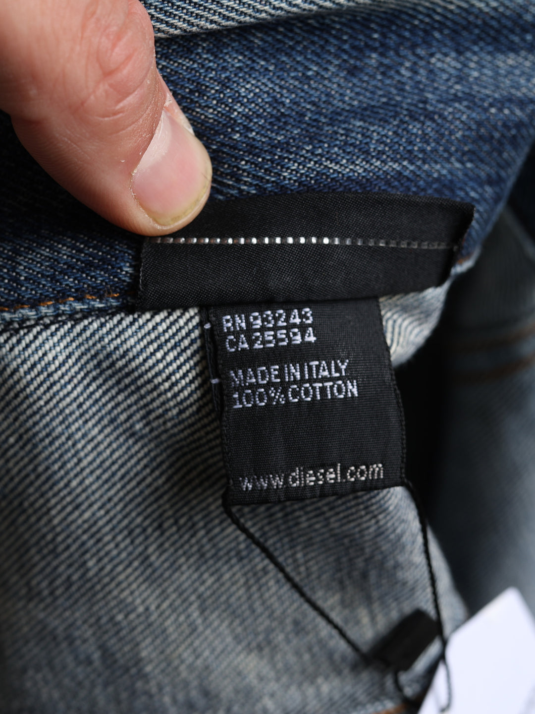 Diesel Denim Jacket Blue Men's M - detail 5