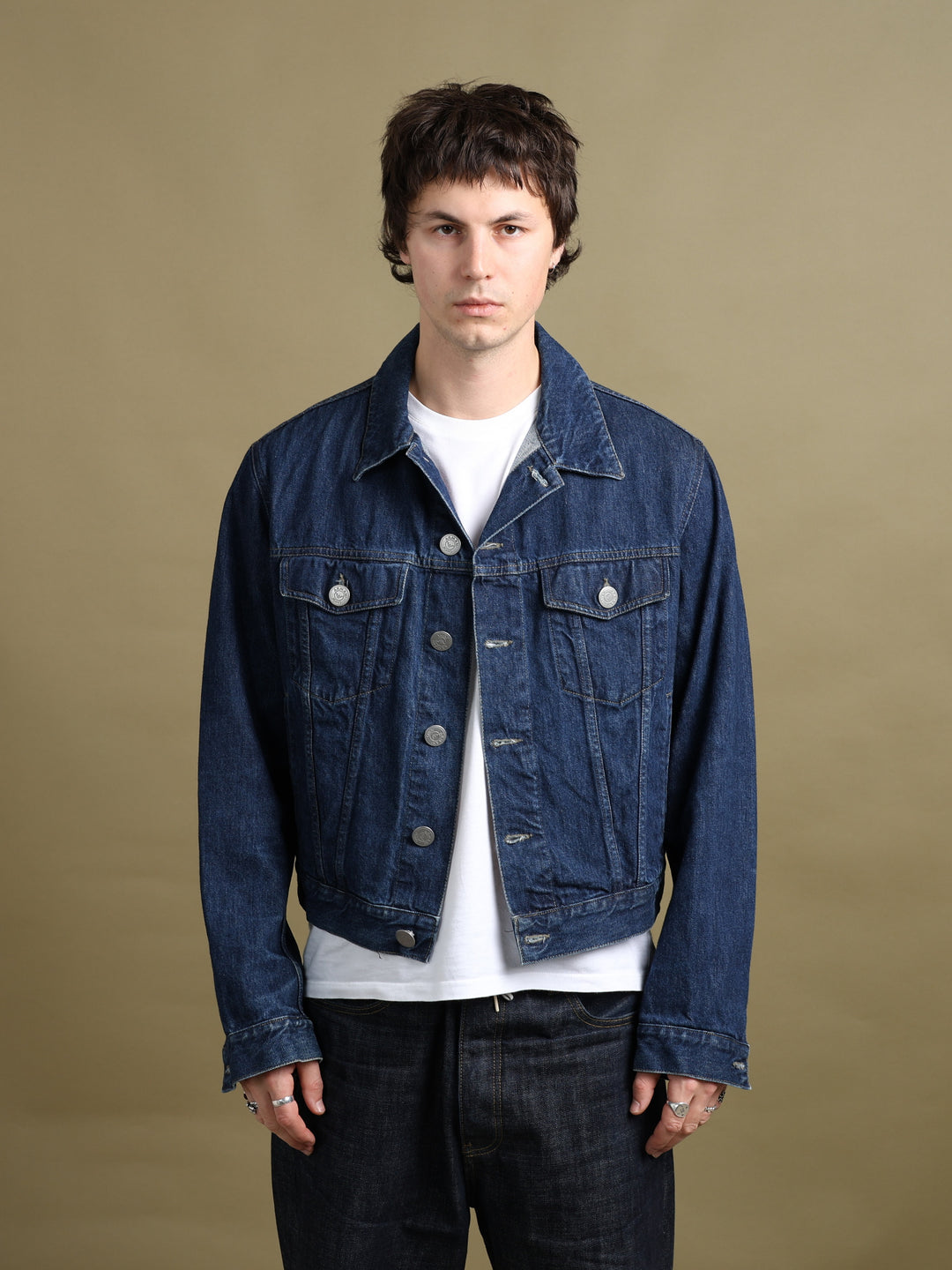 Armani Jeans Denim Jacket Blue Men's L - front