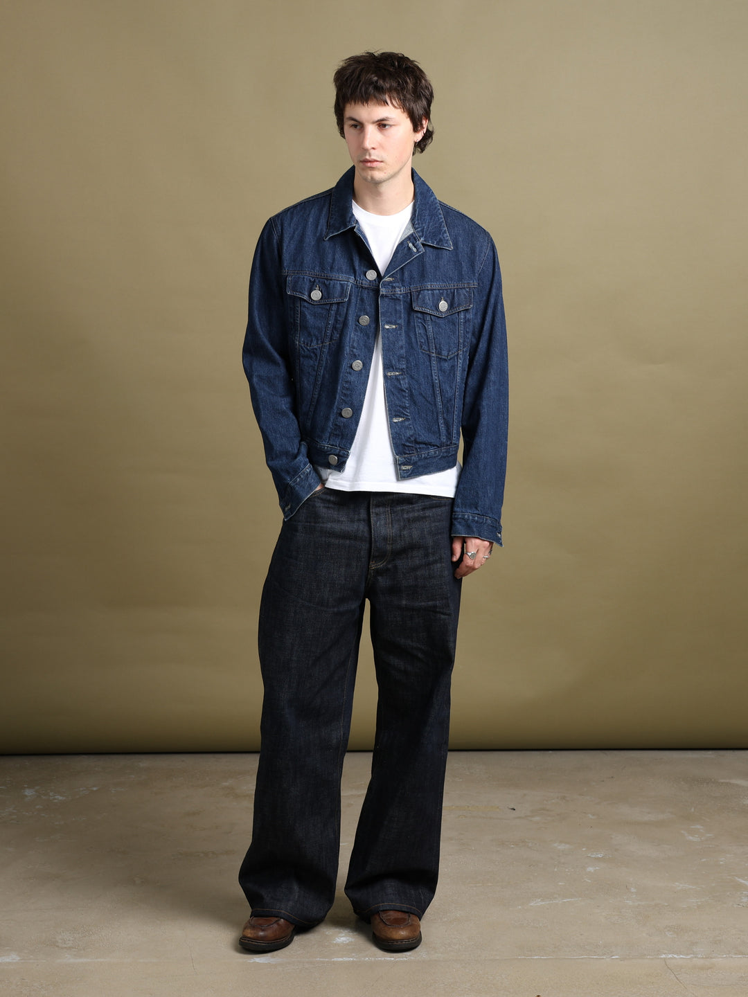 Armani Jeans Denim Jacket Blue Men's L - back