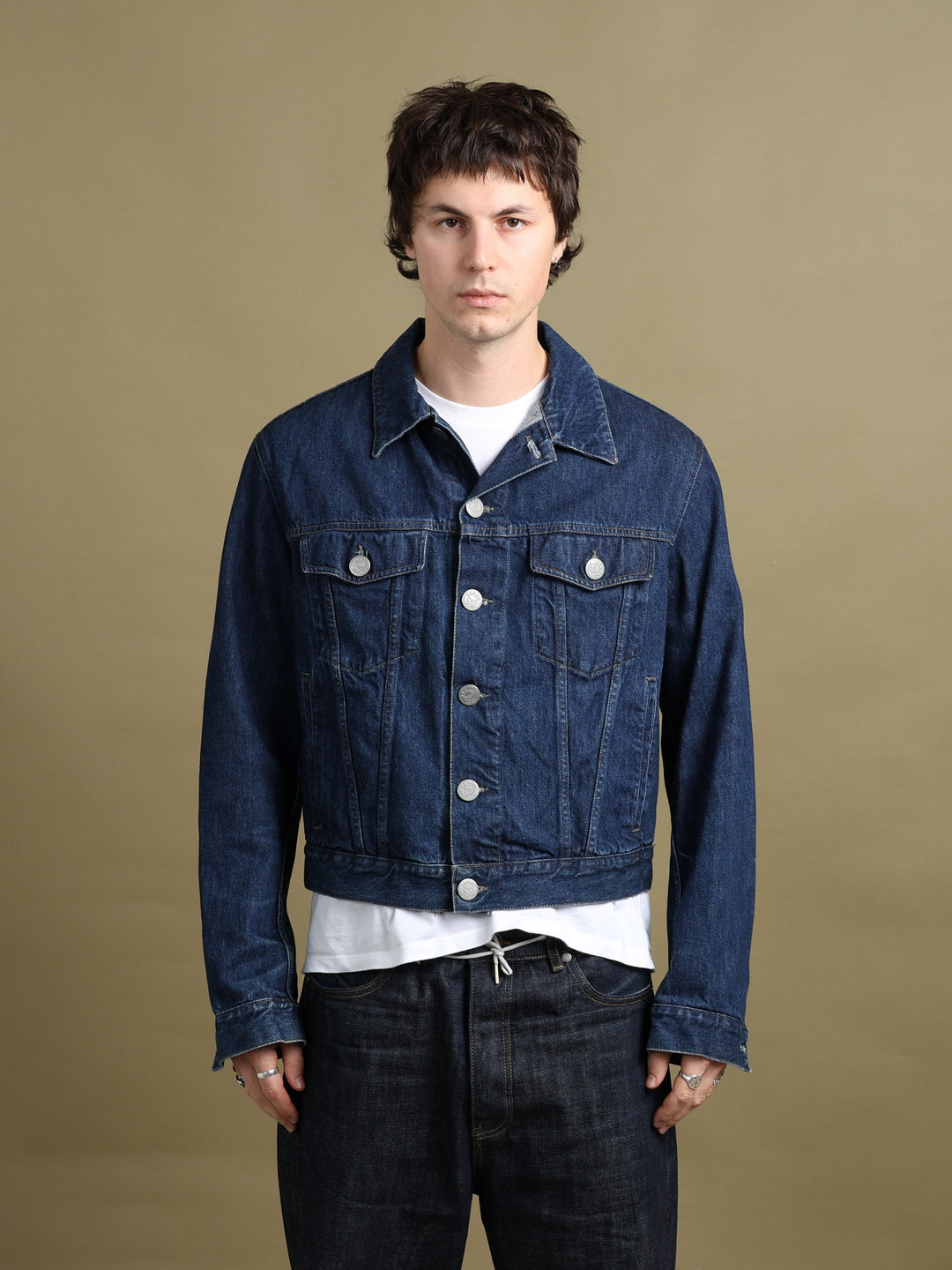 Armani Jeans Denim Jacket Blue Men's L - styled