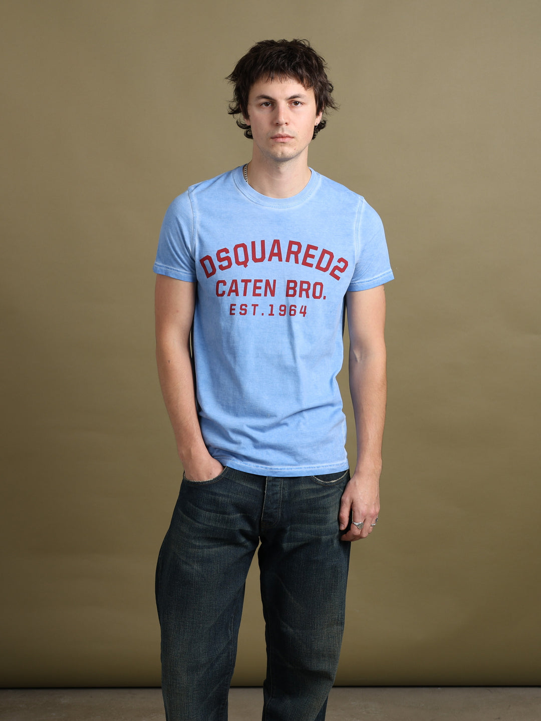 Dsquared2 T-Shirt Blue Men's L - back