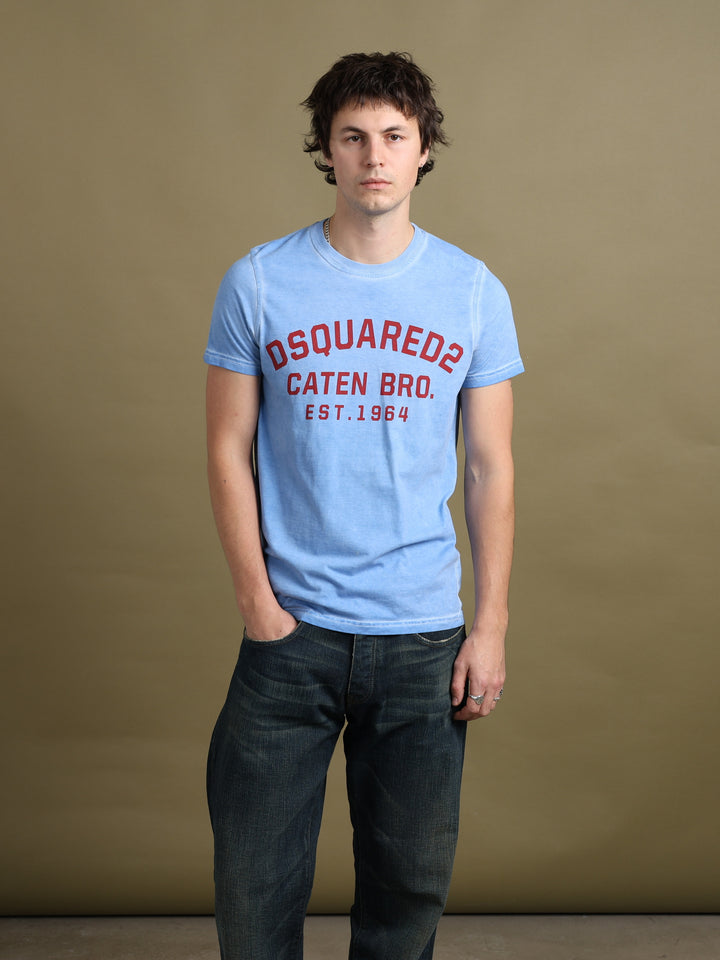 Dsquared2 T-Shirt Blue Men's L - back
