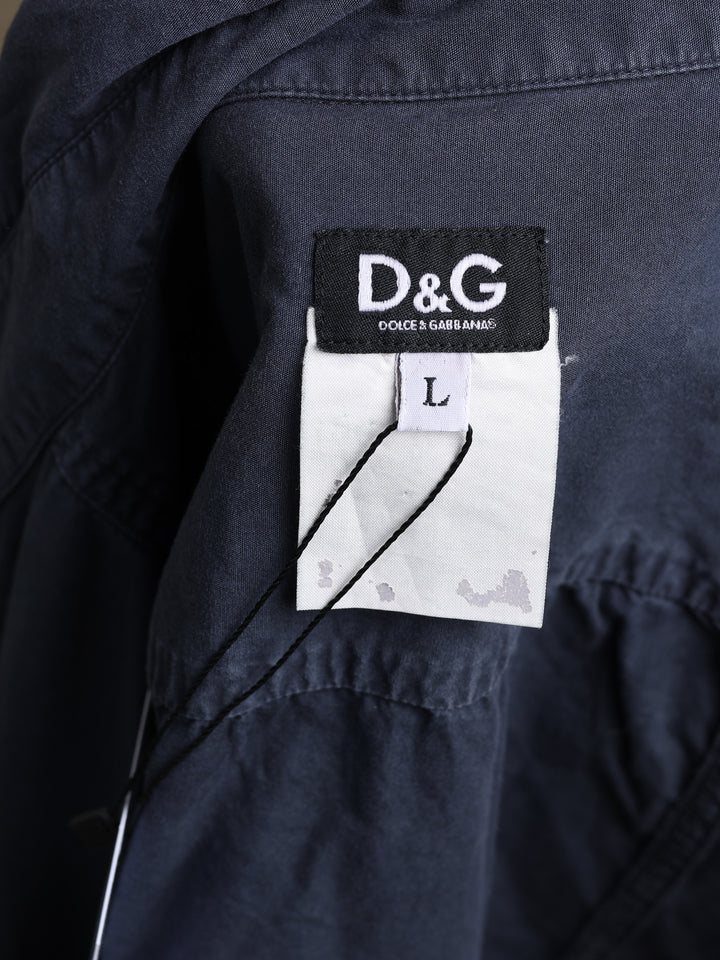 Dolce & Gabbana Shirt Navy Men's M - detail 3