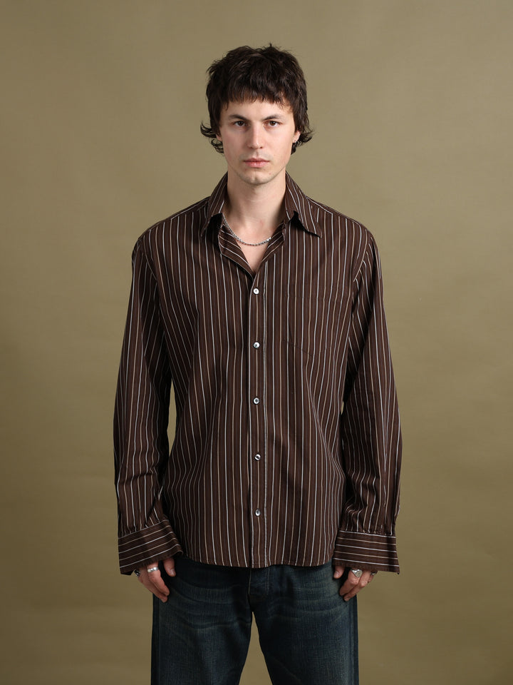 Dolce & Gabbana Shirt Brown Men's L - front