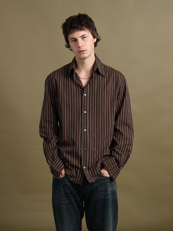 Dolce & Gabbana Shirt Brown Men's L - styled