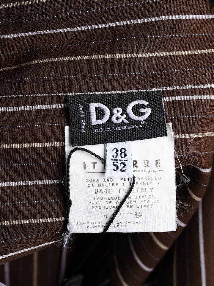 Dolce & Gabbana Shirt Brown Men's L - detail 2