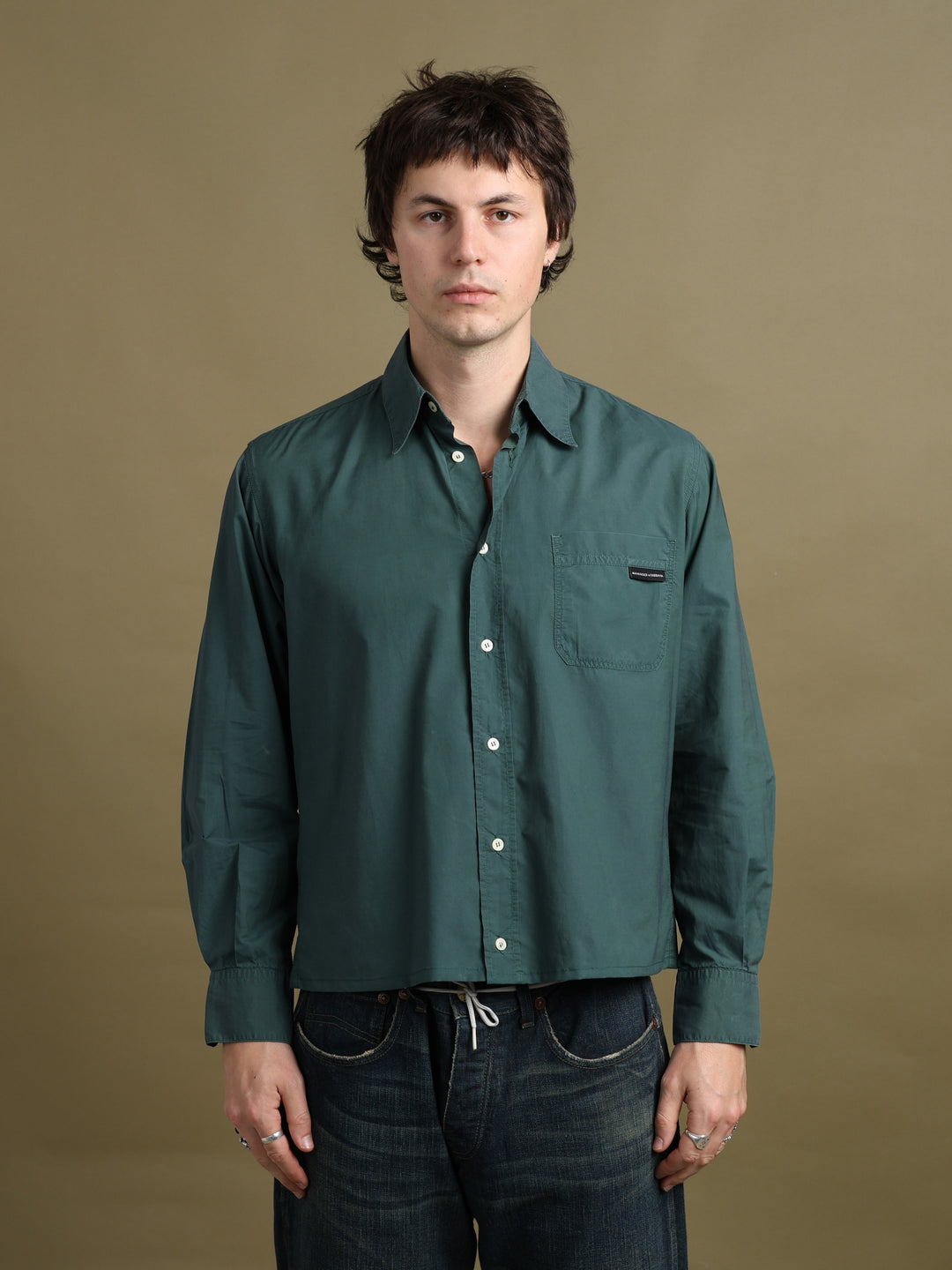 Dolce & Gabbana Shirt Green Men's M - front