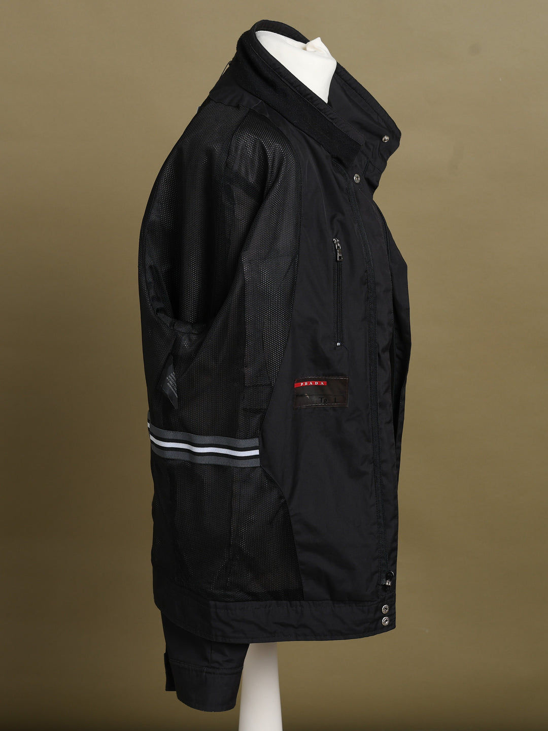 Prada Linea Rossa Shell Jacket Black Men's L - detail 4