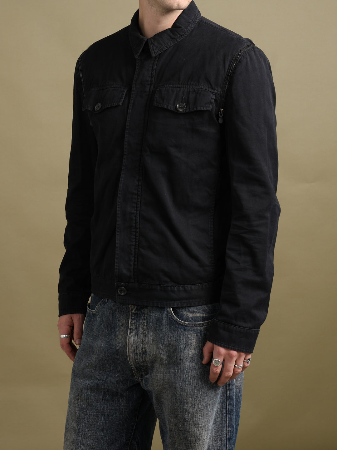 Alexander McQueen Jacket Black Men's M - detail 1