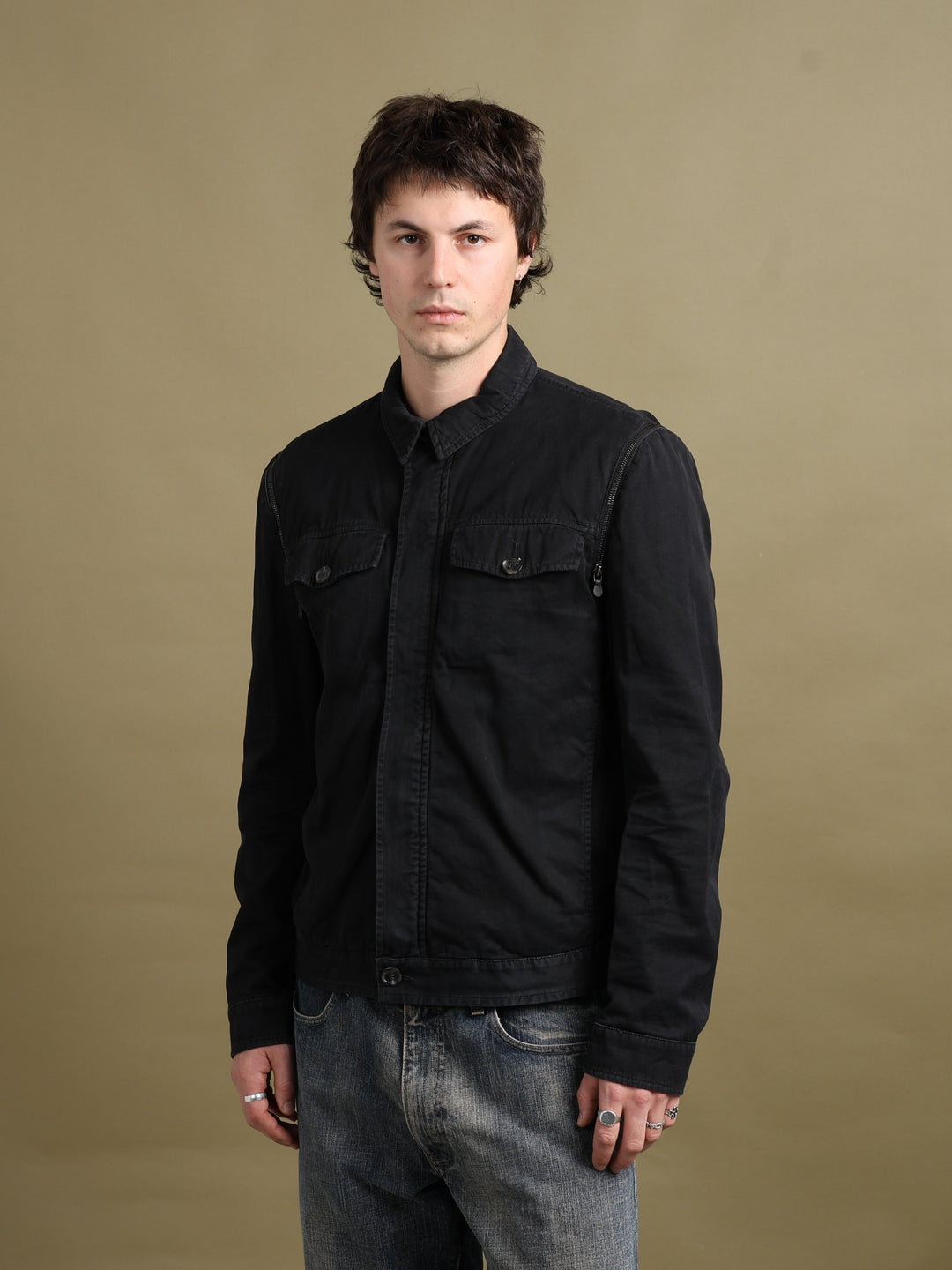 Alexander McQueen Jacket Black Men's M - detail 2