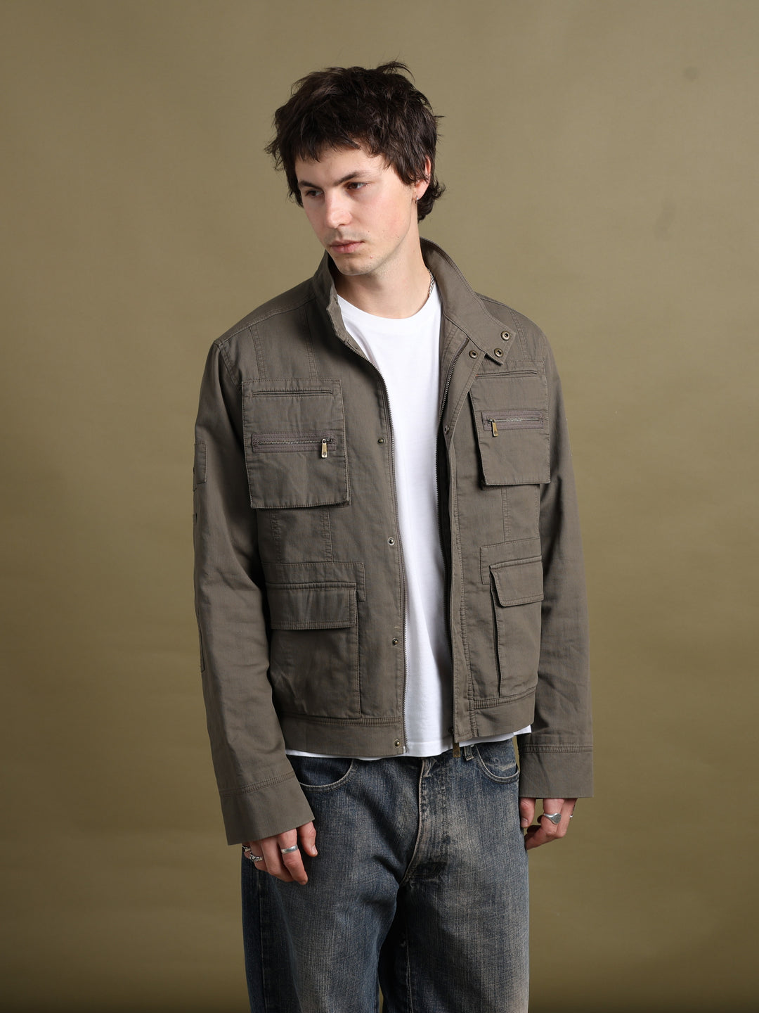 Mulberry Field Jacket Green Men's M - front