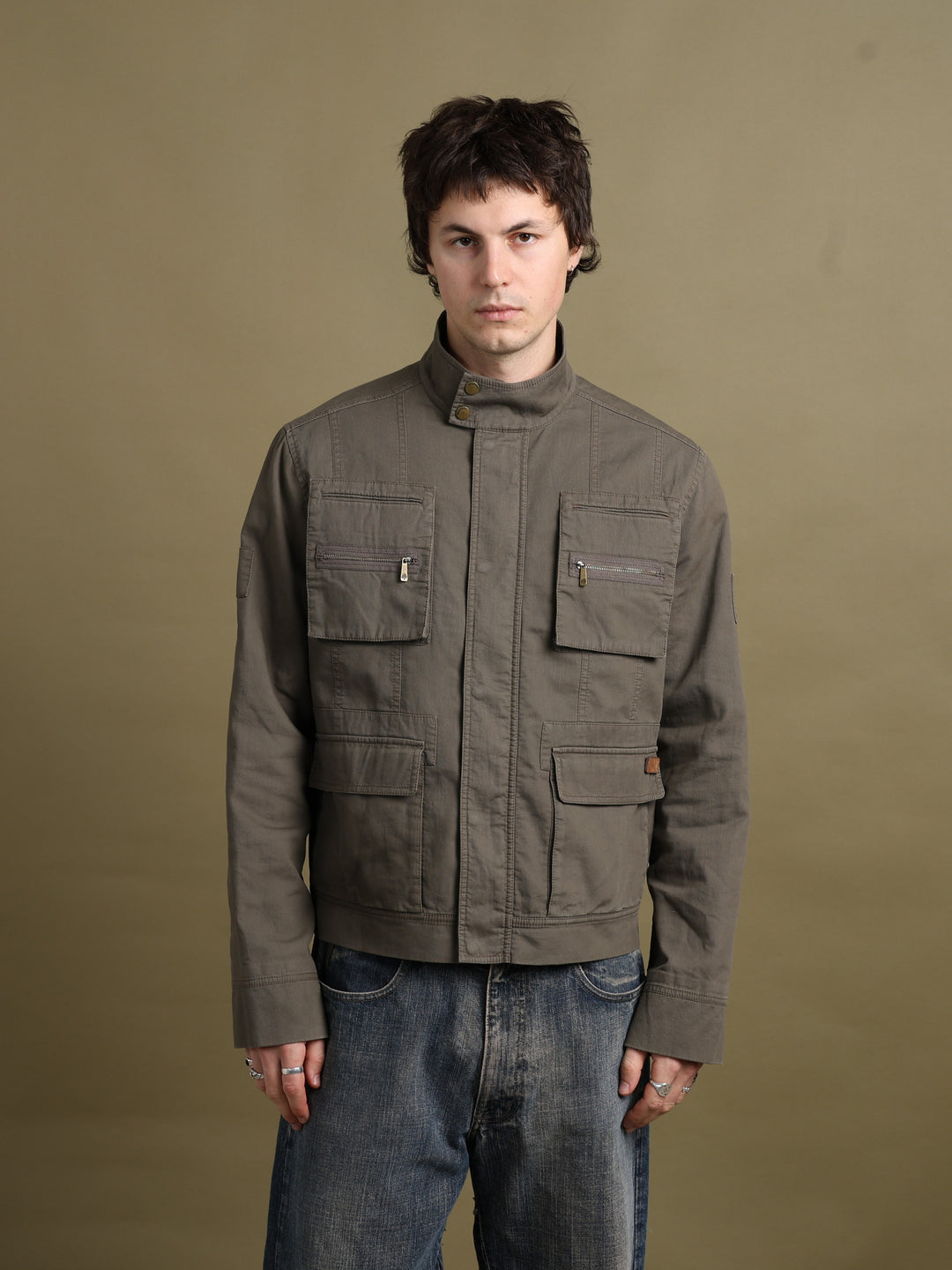 Mulberry Field Jacket Green Men's M - back