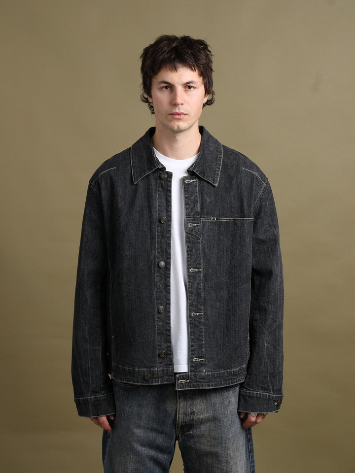 Burberry Denim Jacket Black Men's L - front