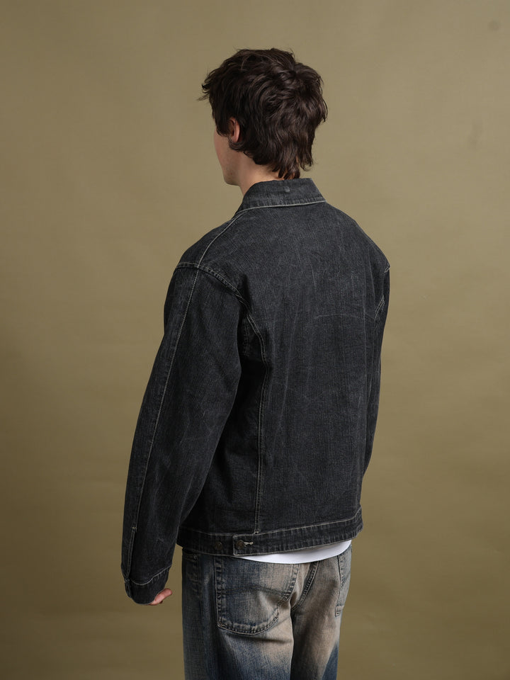 Burberry Denim Jacket Black Men's L - detail 2