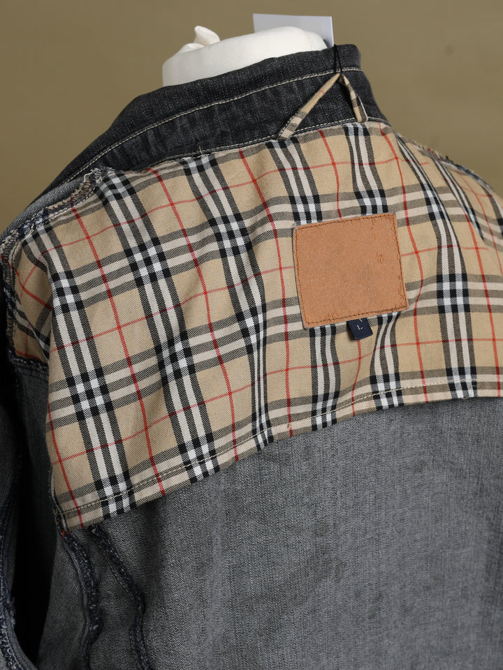 Burberry Denim Jacket Black Men's L - detail 4