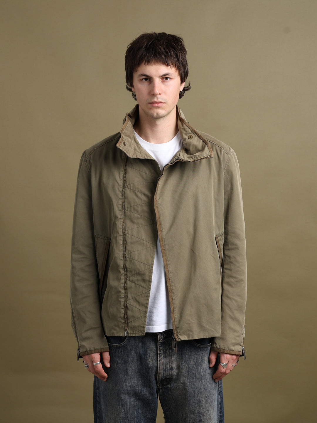 Kenzo Bomber Jacket Green Men's M - front