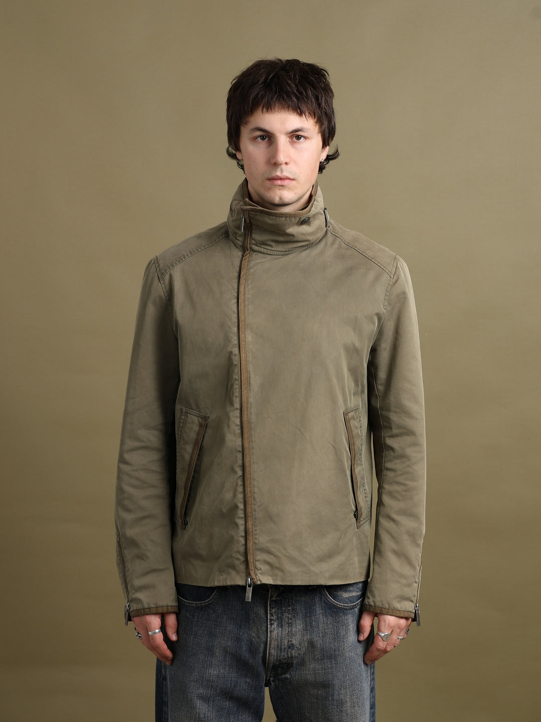 Kenzo Bomber Jacket Green Men's M - back