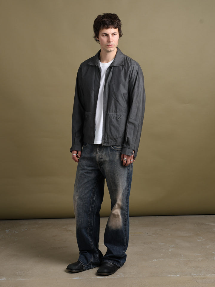 Dolce & Gabbana Harrington Jacket Grey Men's M - front