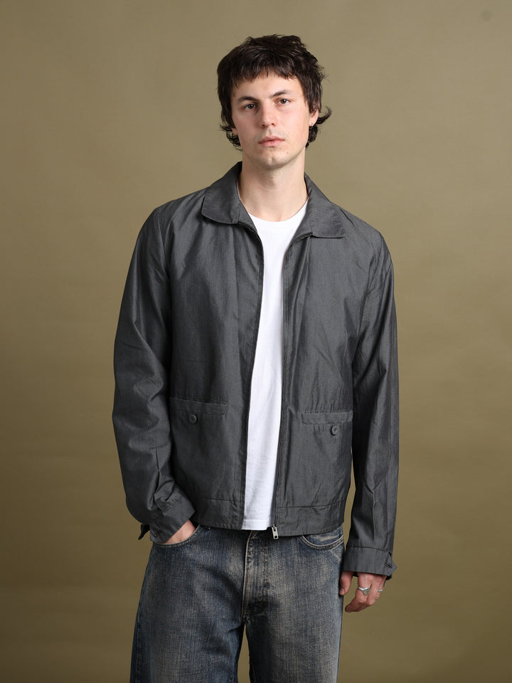 Dolce & Gabbana Harrington Jacket Grey Men's M - back