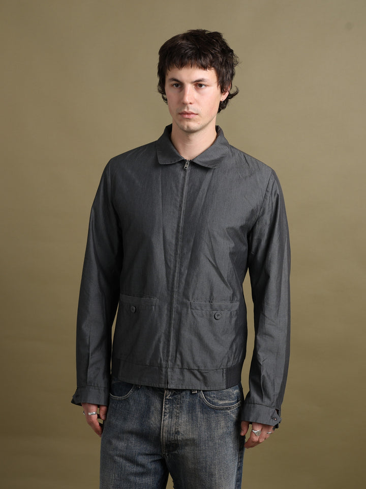 Dolce & Gabbana Harrington Jacket Grey Men's M - styled
