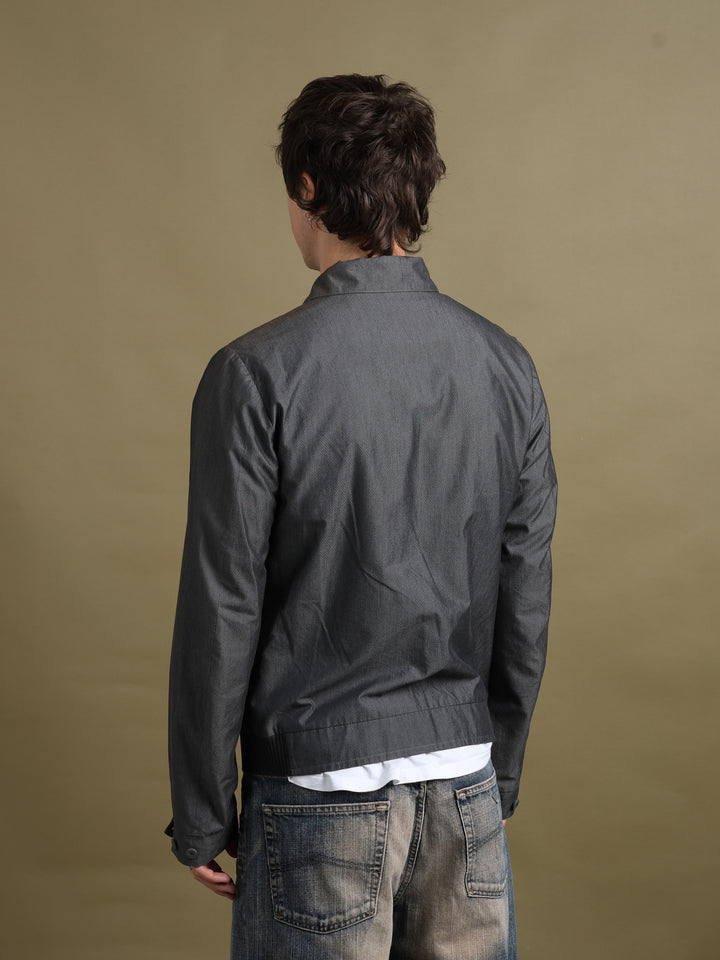 Dolce & Gabbana Harrington Jacket Grey Men's M - detail 1