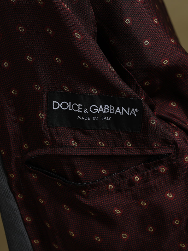 Dolce & Gabbana Harrington Jacket Grey Men's M - detail 3