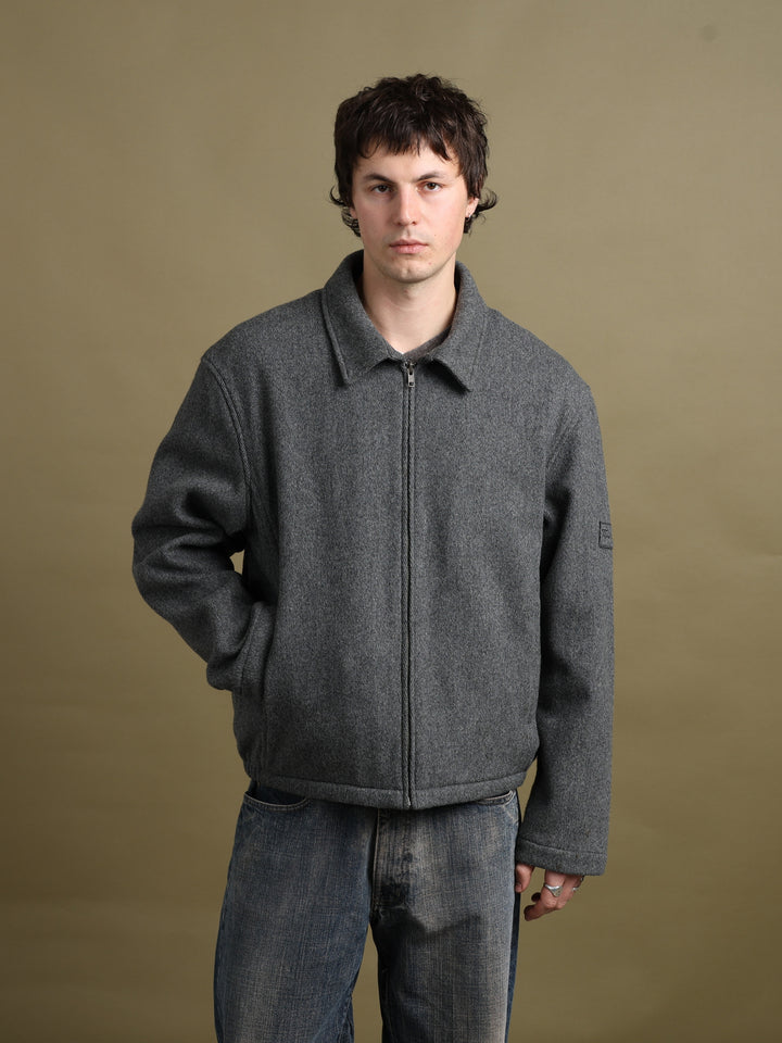 Thomas Burberry Blouson Jacket Grey Men's XL - styled