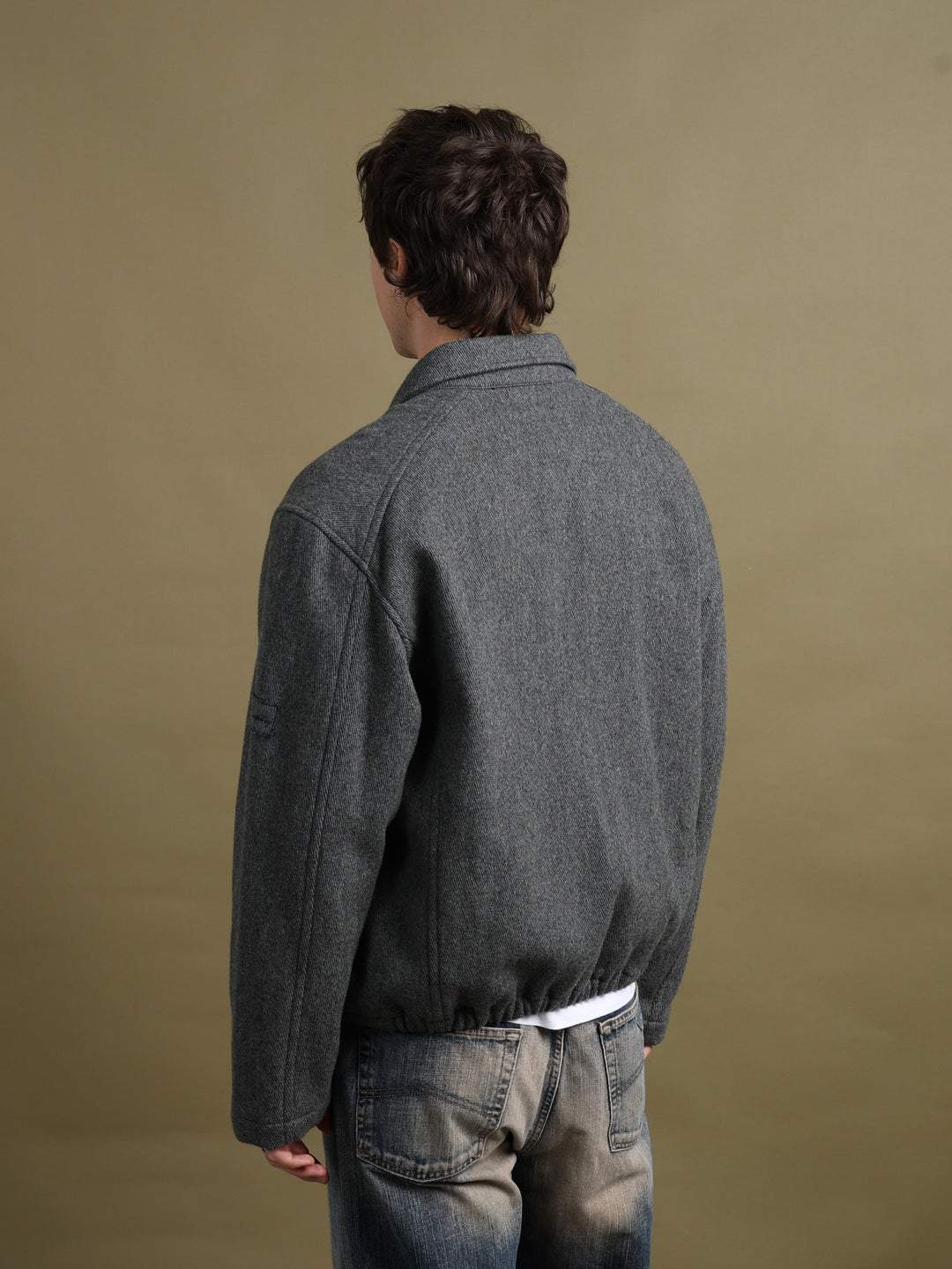 Thomas Burberry Blouson Jacket Grey Men's XL - detail 2