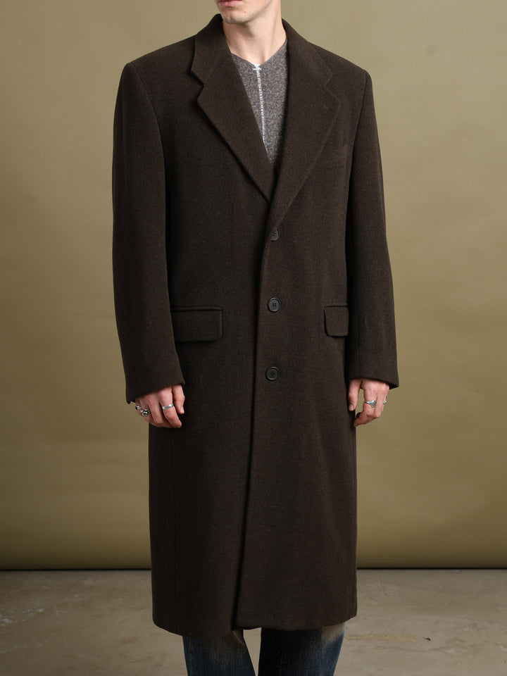 Giorgio Armani Overcoat Green Men's L - styled