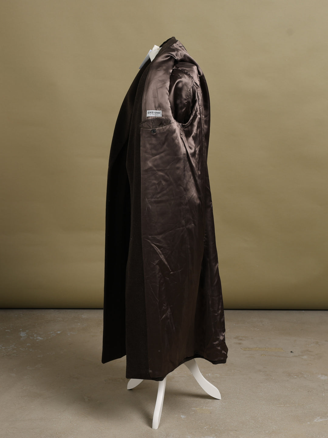 Giorgio Armani Overcoat Green Men's L - detail 2