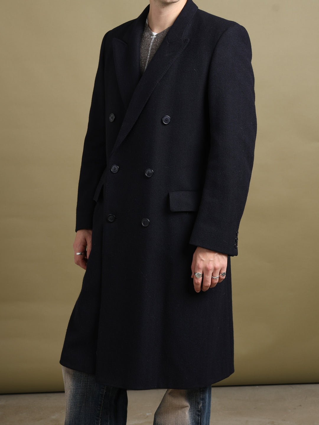 Christian Dior Overcoat Navy Men's M - styled