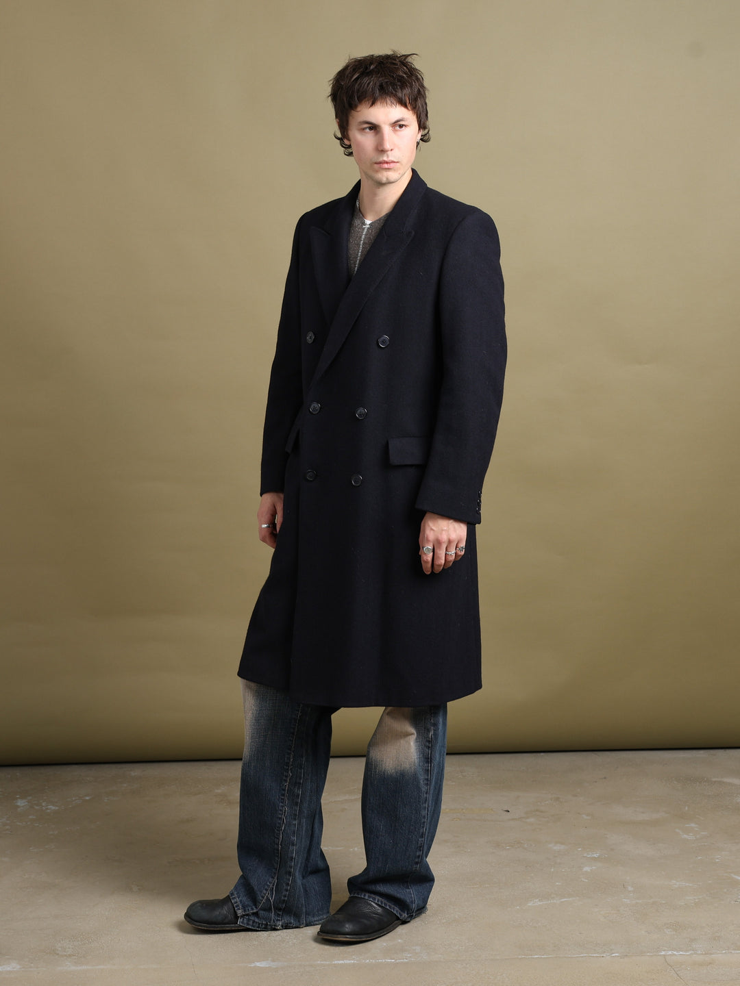 Christian Dior Overcoat Navy Men's M - detail 1