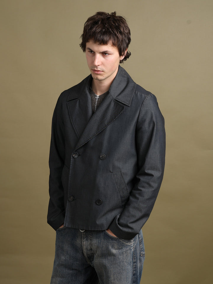 Alexander McQueen Short Peacoat Grey Men's L - styled