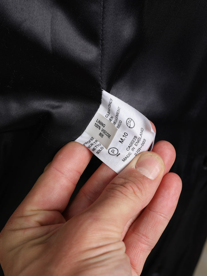 Aquascutum Double Breasted Overcoat Grey Men's S - detail 4