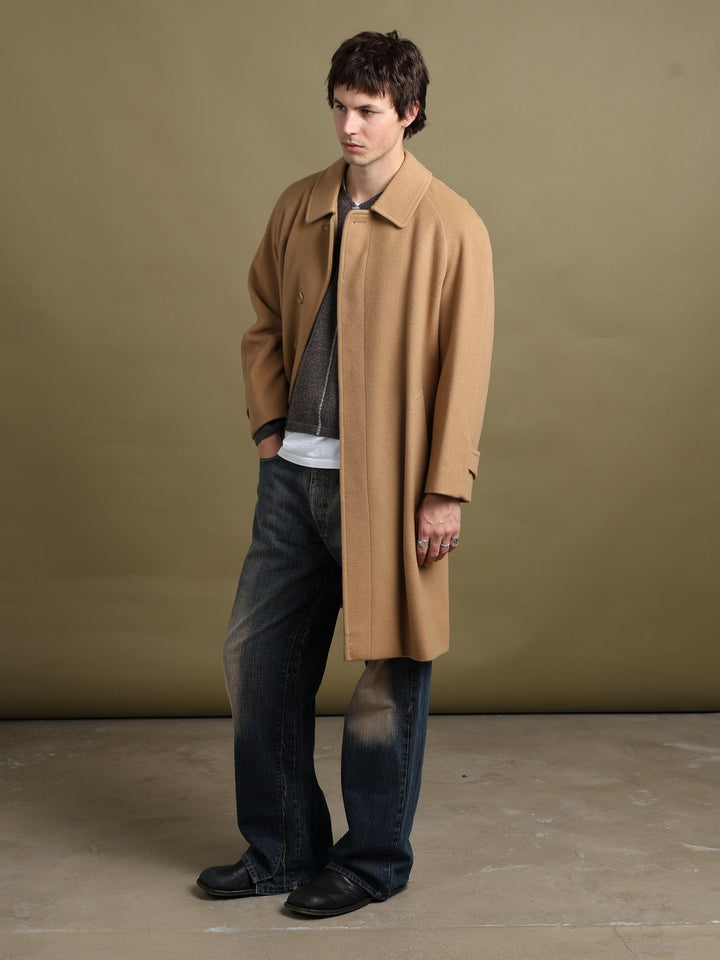 Burberrys Overcoat Camel Men's M - front